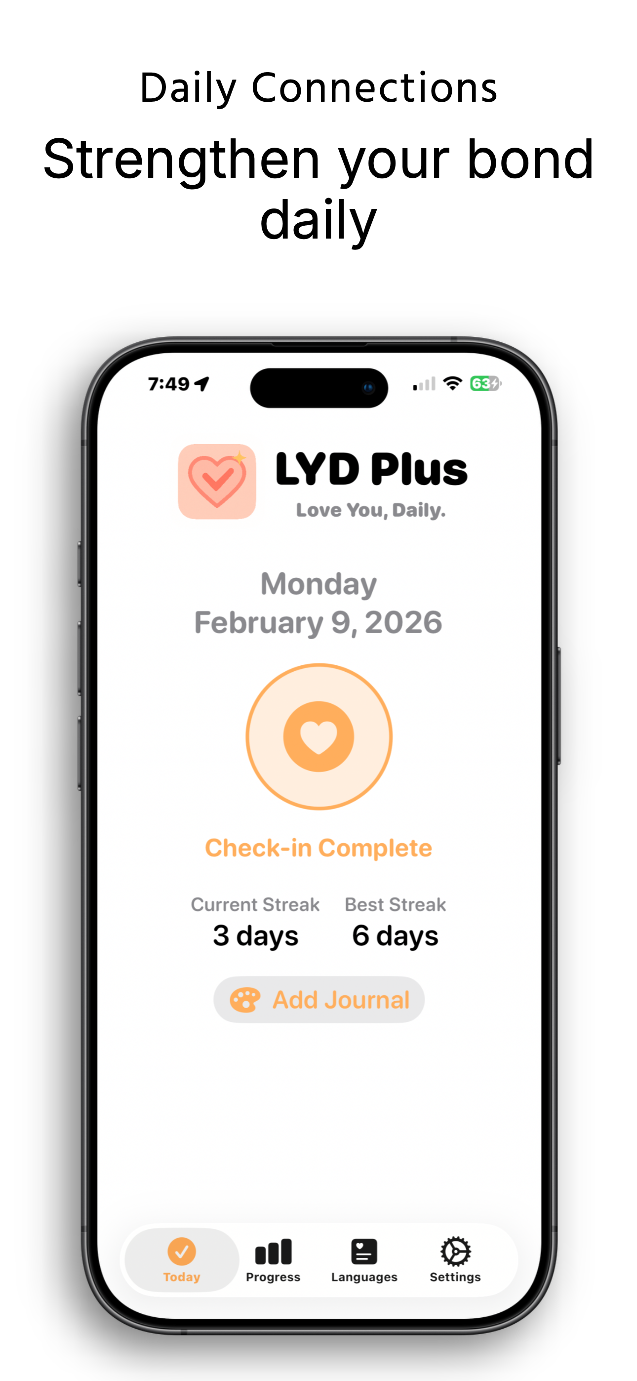 LYD app — Love Reminders